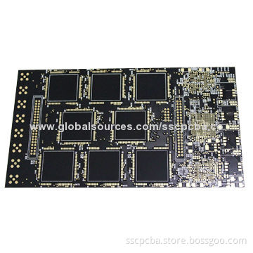 PCB Board, Blue Oil, White Character, 0.2mm IC Pitch